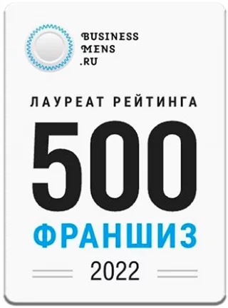 Лауреат — Рейтинг «500 франшиз», рейтинг франшиз Businessmens.ru 2022, Market Rocket